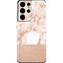 White Rose Gold Marble Galaxy S21 Ultra 5G Skin